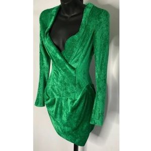 Vivienne Westwood Green Lurex Sara Dress